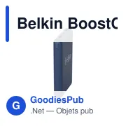 Powerbank personnalisable Belkin BoostCharge 20K avec logo - Miniature 1