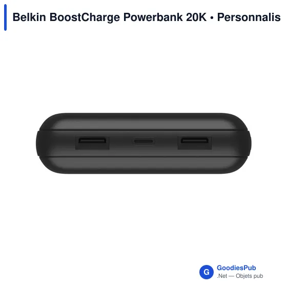 Powerbank personnalisable Belkin BoostCharge 20K avec logo - Image 11