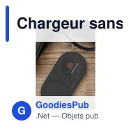 Chargeur sans fil personnalisable Belkin BoostCharge Pro 2-en-1 avec logo - Miniature 3
