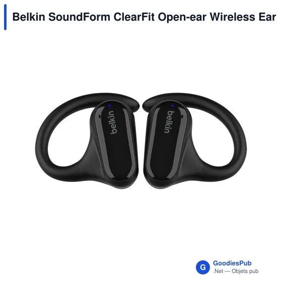 Écouteurs sans fil personnalisables Belkin SoundForm ClearFit avec logo - Image 2