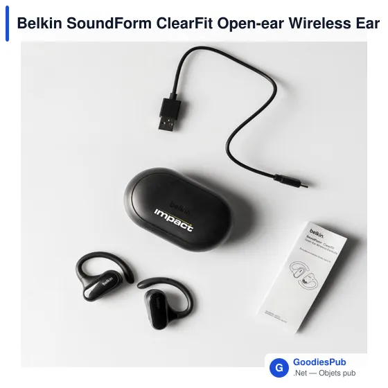 Écouteurs sans fil personnalisables Belkin SoundForm ClearFit avec logo - Image 5