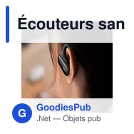 Écouteurs sans fil personnalisables Belkin SoundForm ClearFit avec logo - Miniature 6