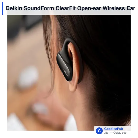 Écouteurs sans fil personnalisables Belkin SoundForm ClearFit avec logo - Image 6