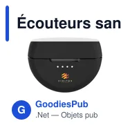 Écouteurs sans fil personnalisables Belkin avec logo - Miniature 5