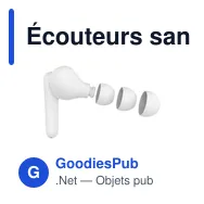 Écouteurs sans fil personnalisables Belkin avec logo - Miniature 9