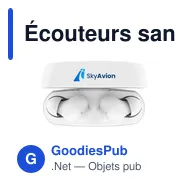 Écouteurs sans fil personnalisables Belkin avec logo - Miniature 10
