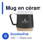 Mug en céramique personnalisable Bellini 330 ml avec logo - Miniature 1