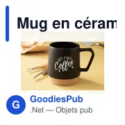Mug en céramique personnalisable Bellini 330 ml avec logo - Miniature 4