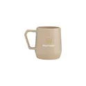 Variante beige - Mug en céramique personnalisable Bellini 330 ml avec logo