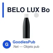 BELO LUX Bouteille thermomètre 500ml - Miniature 1