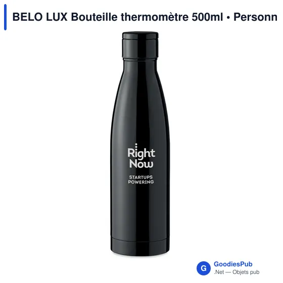 BELO LUX Bouteille thermomètre 500ml - Image 2