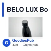 BELO LUX Bouteille thermomètre 500ml - Miniature 4
