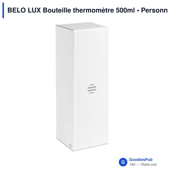 BELO LUX Bouteille thermomètre 500ml - Image 5