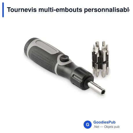 Tournevis multi-embouts personnalisable avec logo - BEND ME
