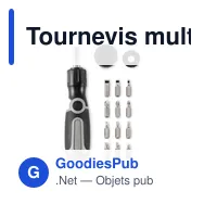 Tournevis multi-embouts personnalisable avec logo - BEND ME - Miniature 2