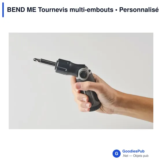 Tournevis multi-embouts personnalisable avec logo - BEND ME - Image 3