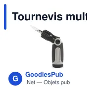 Tournevis multi-embouts personnalisable avec logo - BEND ME - Miniature 4