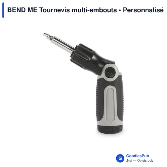 Tournevis multi-embouts personnalisable avec logo - BEND ME - Image 4