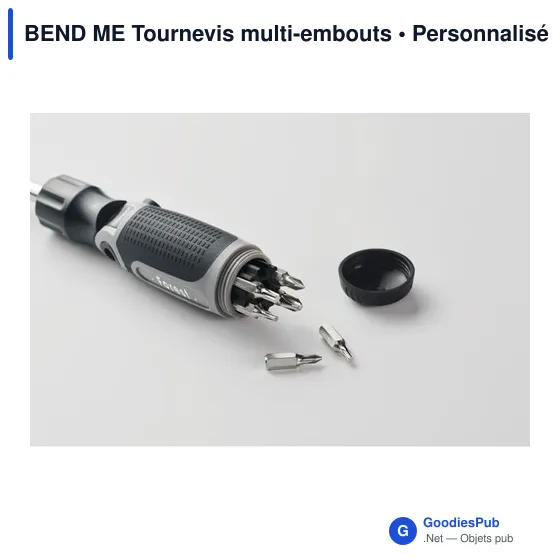 Tournevis multi-embouts personnalisable avec logo - BEND ME - Image 5