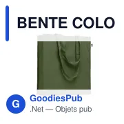 BENTE COLOUR Sac shopping en coton bio - Miniature 1