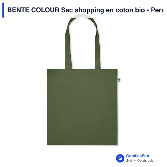 BENTE COLOUR Sac shopping en coton bio - Image 2