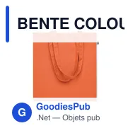 BENTE COLOUR Sac shopping en coton bio - Miniature 11