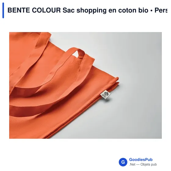 BENTE COLOUR Sac shopping en coton bio - Image 12