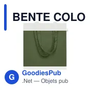 BENTE COLOUR Sac shopping en coton bio - Miniature 3