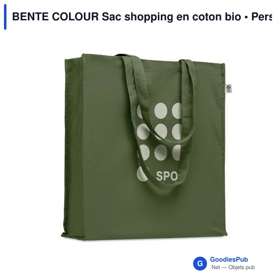 BENTE COLOUR Sac shopping en coton bio - Image 4