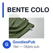 BENTE COLOUR Sac shopping en coton bio - Miniature 5