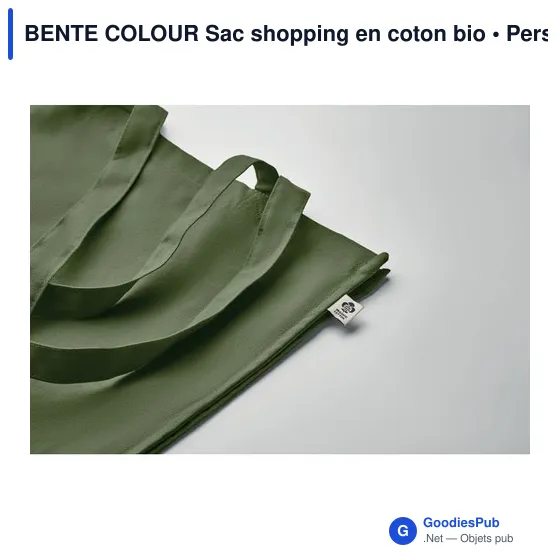 BENTE COLOUR Sac shopping en coton bio - Image 5