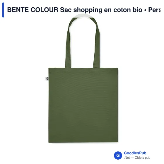 BENTE COLOUR Sac shopping en coton bio - Image 6