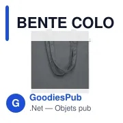 BENTE COLOUR Sac shopping en coton bio - Miniature 8