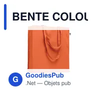 BENTE COLOUR Sac shopping en coton bio - Miniature 10