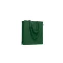 Variante vert foncé - BENTE COLOUR Sac shopping en coton bio