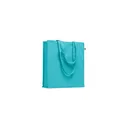 Variante turquoise - BENTE COLOUR Sac shopping en coton bio