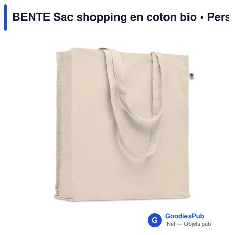 BENTE Sac shopping en coton bio