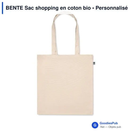 BENTE Sac shopping en coton bio - Image 2