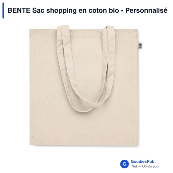 BENTE Sac shopping en coton bio - Image 3