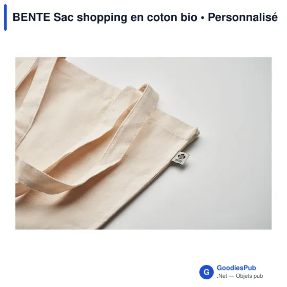 BENTE Sac shopping en coton bio - Image 5