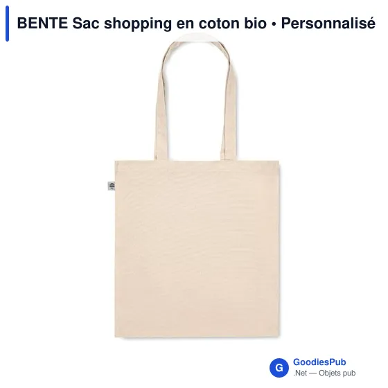 BENTE Sac shopping en coton bio - Image 6