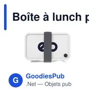 Boîte à lunch personnalisable Bento PP Meal Box avec logo - Miniature 2