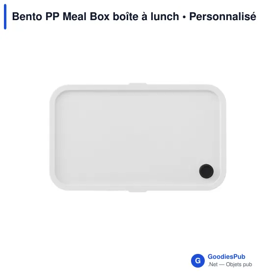 Boîte à lunch personnalisable Bento PP Meal Box avec logo - Image 5