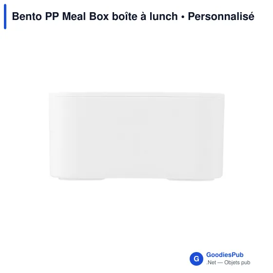 Boîte à lunch personnalisable Bento PP Meal Box avec logo - Image 6