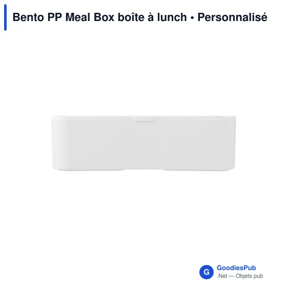 Boîte à lunch personnalisable Bento PP Meal Box avec logo - Image 7