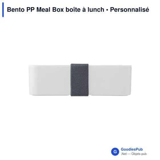 Boîte à lunch personnalisable Bento PP Meal Box avec logo - Image 9