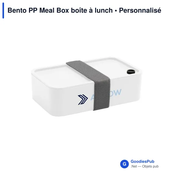 Boîte à lunch personnalisable Bento PP Meal Box avec logo - Image 10