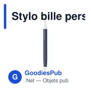 Stylo bille personnalisable en aluminium recyclé avec logo - BERGAMO - Miniature 12