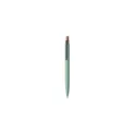 Variante vert menthe - Stylo bille personnalisable en aluminium recyclé avec logo - BERGAMO