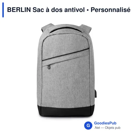 BERLIN Sac à dos antivol